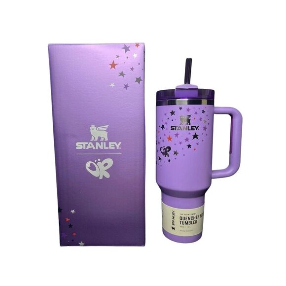 Stanley x Olivia Rodrigo Quencher H2.0 Flowstate Tumbler 40oz Lavender NWT - Picture 1 of 6